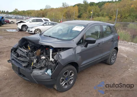 2018 Ford Ecosport S из США, поврежденный, VIN MAJ6P1SL7JC217649